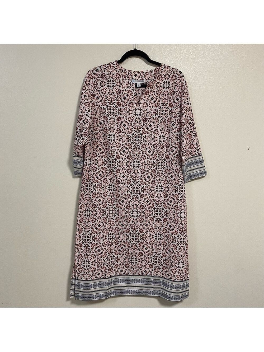 Coolibar Dress Women’s Size Medium UPF 50+ Sun Protection Fiji Long Tunic Dress